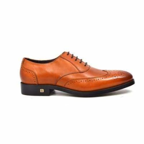 British Walkers Adam Men's Cognac Leather Loafers - Image 3