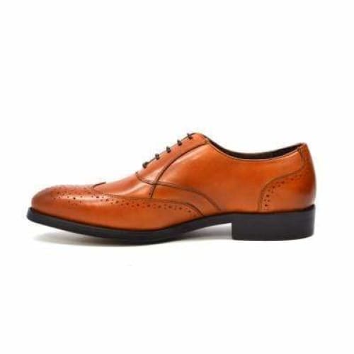 British Walkers Adam Men's Cognac Leather Loafers - Image 5