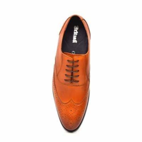 British Walkers Adam Men's Cognac Leather Loafers - Image 8