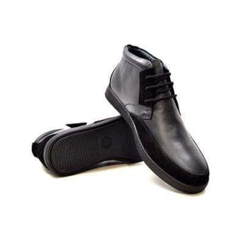 British Walkers Birmingham Bally Style Men's Black Leather High Tops - Image 7