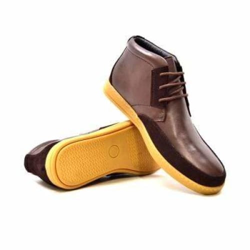 British Walkers Birmingham Bally Style Men's Brown Leather High Tops - Image 8