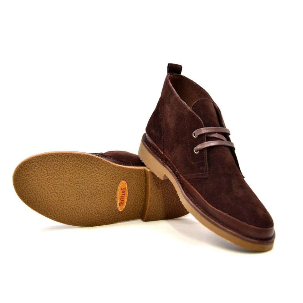 British Walkers Cambridge Men’s Suede & Leather Chukka Boots – Handcrafted British Classic with Modern Comfort and Timeless Appeal - Image 19