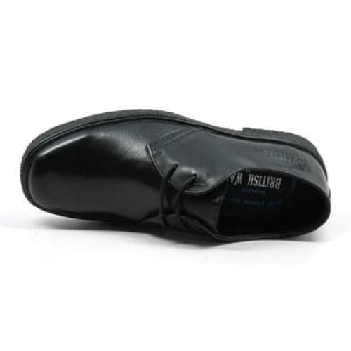 British Walkers Playboy Classic Men's Black Leather Low Cut Oxfords - Image 5