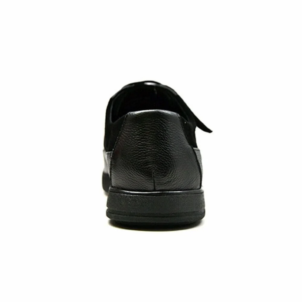 British Walkers Westminster Bally Style Men's Black Leather and Suede Low Top Sneakers - Image 5