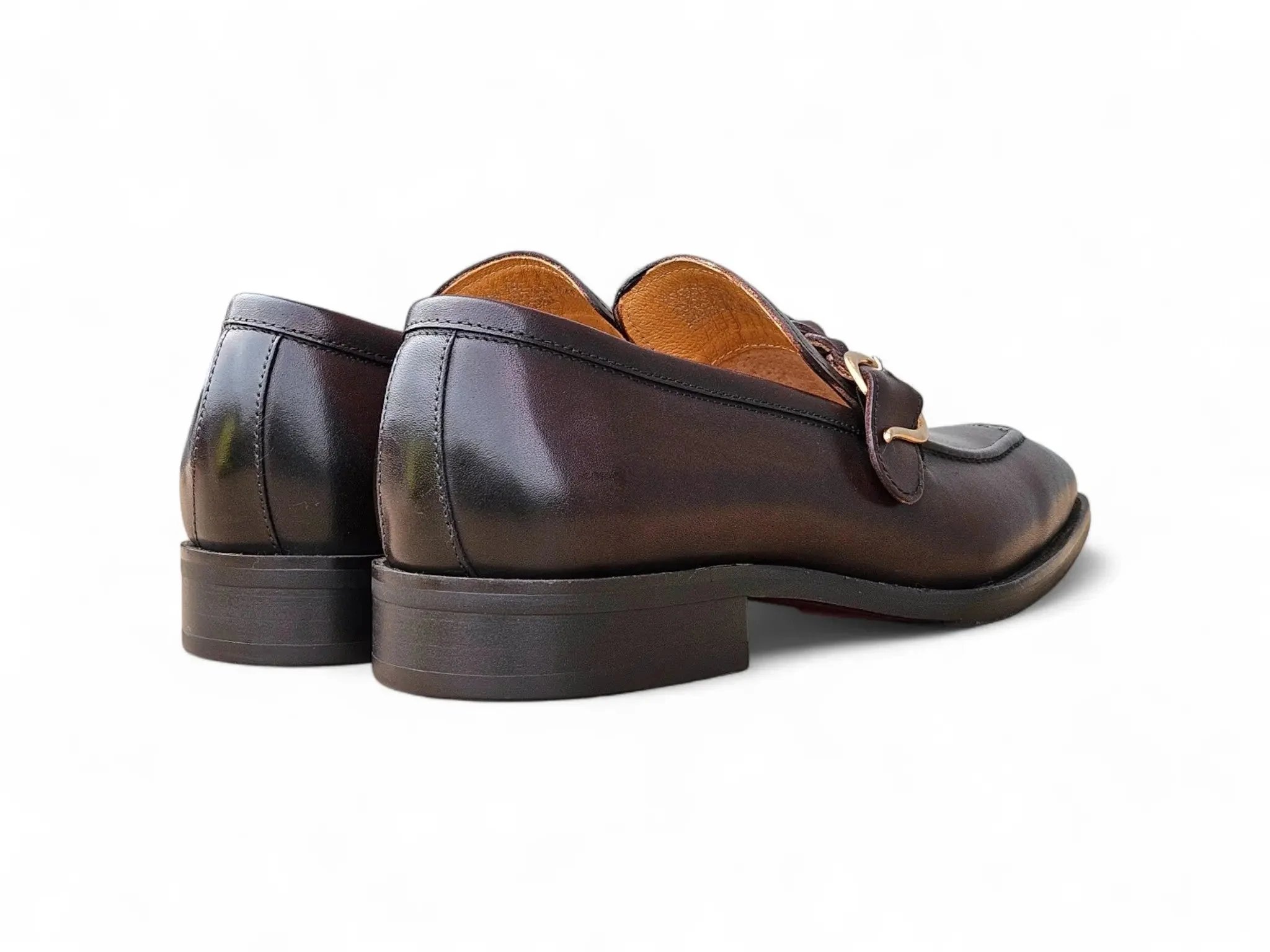 Carrucci Shoes Braided Bit Loafer Men's Leather Ks509-46 - Image 4
