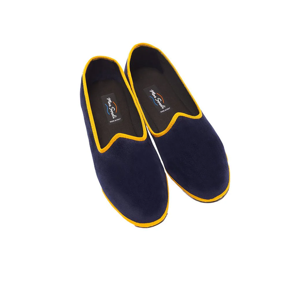 Mar Soreli Tradizionale Bicolor Womens Dark Blue Ochre - Image 4