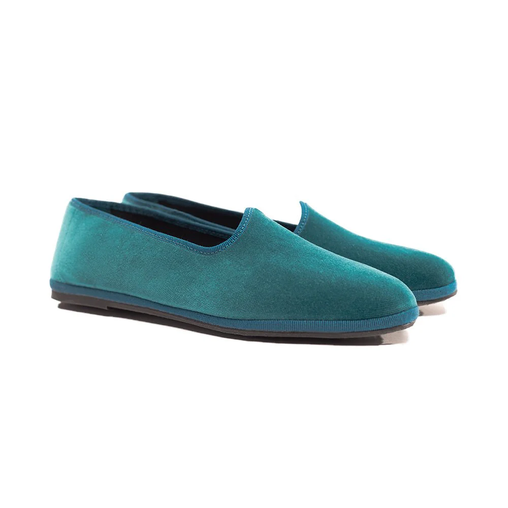 Mar Soreli Tradizionale Friulane Women’s Leather Petrolio - Image 3
