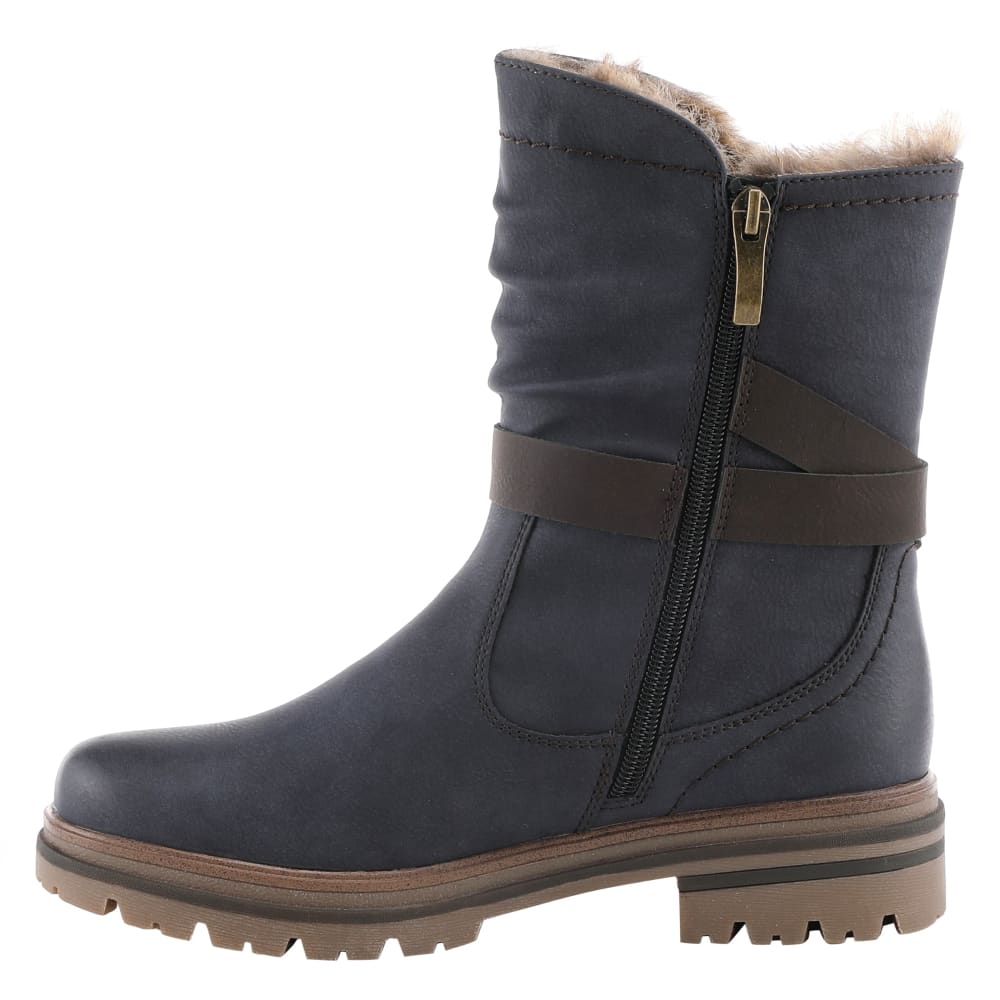 Spring Step Shoes Francala Women's Moto Chic Leather and Fur Boots - Image 16