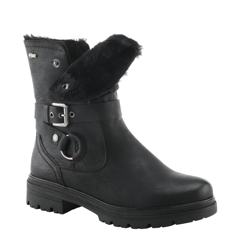 Spring Step Shoes Francala Women's Moto Chic Leather and Fur Boots - Image 22