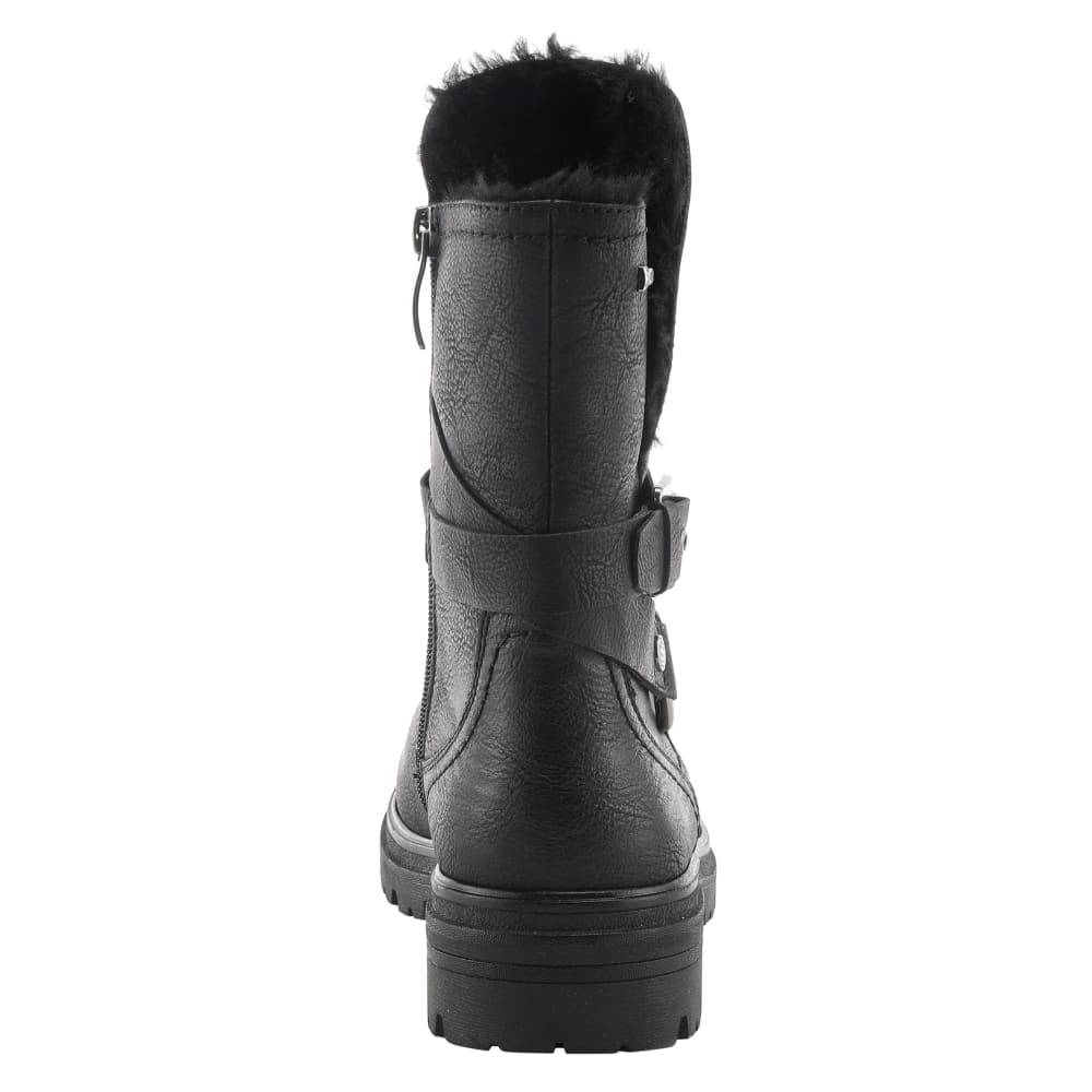 Spring Step Shoes Francala Women's Moto Chic Leather and Fur Boots - Image 25