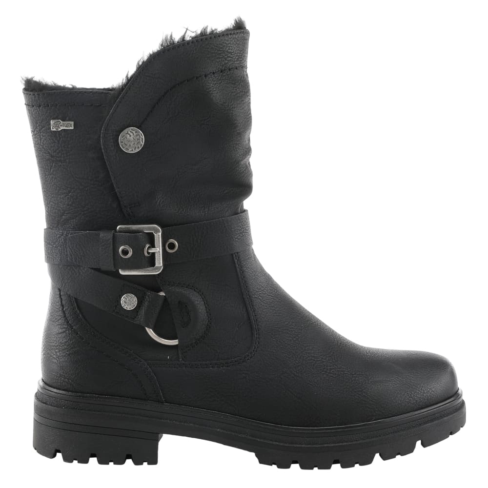 Spring Step Shoes Francala Women's Moto Chic Leather and Fur Boots - Image 26