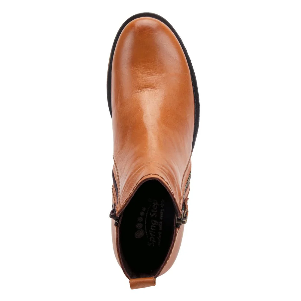 Spring Step Shoes Oziel Women's Classic Premium Leather Zipper Boots - Image 3