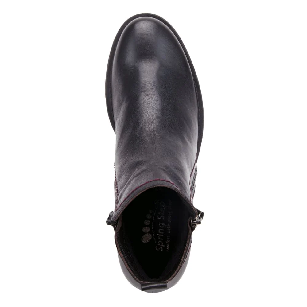 Spring Step Shoes Oziel Women's Classic Premium Leather Zipper Boots - Image 31